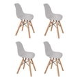 thumbnail image 1 of 4 sillas Eames para niños y niñas modernas (Gris claro) Duduk, 1 of 5