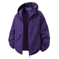 thumbnail image 2 of RYDCOT Men's UPF 50+ Sun Protection Jacket Full Zip Lightweight Hoodie Summer Shirts for Hiking Fishing Outdoor Purple, 2 of 3
