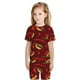 thumbnail image 5 of Balery Hot Chili Conjunto de Pijama Infantil de Manga Corta con Estampado – Ropa de Dormir de Algodón Suave-Small, 5 of 5
