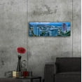 thumbnail image 5 of Epic Art 'Miami Citiscape' by Epic Portfolio, Acrylic Glass Wall Art, 36"x12", 5 of 8