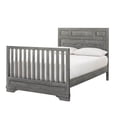 thumbnail image 3 of Pemberly Row Traditional Solid Hardwood Bed Rails in Brushed Pewter, 3 of 3