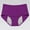 Purple, variant on iHPH7 Period Underwear for Women High Waisted Leak-proof Menstrual Panties Full Coverage Briefs for Women Beige L