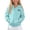 Light Blue, variant on Cethrio Girls Zip up Hoodies Size 6, Lightweight Fleece‑Lined Printed Casual Long Sleeve Girls Jackets Hot Pink