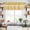 Yellow, variant on Teal Green Boho Kitchen Curtain Valances for Windows Farmhouse Short Curtains, Vintage Ethnic Tribe Abstract Art Rod Pocket Valance Curtain for Bedroom Cafe Living Room 54"x18"