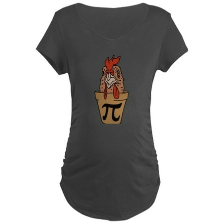 

CafePress - Chicken Pot Pi - Maternity Dark T-Shirt
