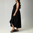 thumbnail image 3 of LIaqionyy Women's Plus Size Maxi Dress Summer Flowy A Line Sleeveless Sundresses Casual Loose Tank Dresses L-5XL, 3 of 7