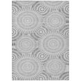 thumbnail image 2 of Addison Rugs Chantille Indoor/Outdoor Transitional Circles Gray Washable Rectangle Rug, 3' x 5', 2 of 6