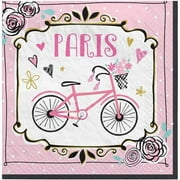 A Day in Paris Vintage Beverage Napkins, 16ct