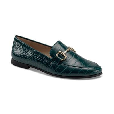 Alfani Womens Gayle Loafers Green 6.5M