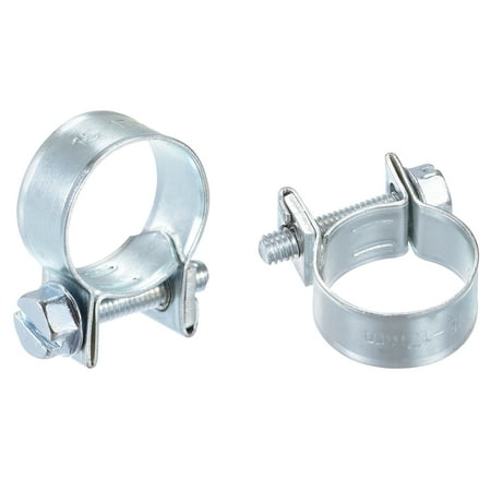 

Uxcell 15-17mm Mini Fuel Injection Hose Clamp Zinc Plated Steel Fuel Line Clamp 10 Pack