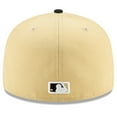 thumbnail image 4 of Men's New Era Sand/Black Arizona Diamondbacks 2021 City Connect 59FIFTY Fitted Hat, 4 of 5