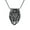 Steel Color With Chain 60cm, variant on Vintage Men's Stainless Steel Ornament Titanium Steel Pendant Necklace