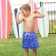 thumbnail image 4 of FORMRS Boys Swim Trunks Quick Dry Mesh Lining Beach Boardshorts, Sizes XS-XL, Colorful Cartoon Planets, 4 of 7