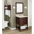 thumbnail image 3 of Alaterre Furniture 25" Bath Storage Shelf with Two Towel Rods in Espresso, 3 of 3