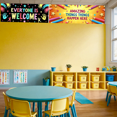 thumbnail image 5 of LUUFILx Colorful Welcome and Motivational Banners for Classroom Backdrop Background School Decorations Party Supplies Education Event Decor Wall Poster, 5 of 8