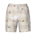 thumbnail image 4 of Lsque Mens Swim Trunks Funny Goose1 Pattern - Bathing Suit Compression Liner - Beach Swim Shorts Swimwear - (S-3XL) - Stretch Quick Dry -Large, 4 of 9