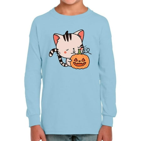 

Cute Kittyboo Jack-O-Lantern Long Sleeve Toddler -Image by Shutterstock 2 Toddler