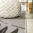 thumbnail image 7 of JONATHAN Y SANTA MONICA 4 x 6 Area Rug, Havana Tropical Palm Leaf - Gray/Black, SMB208B-4, 7 of 7