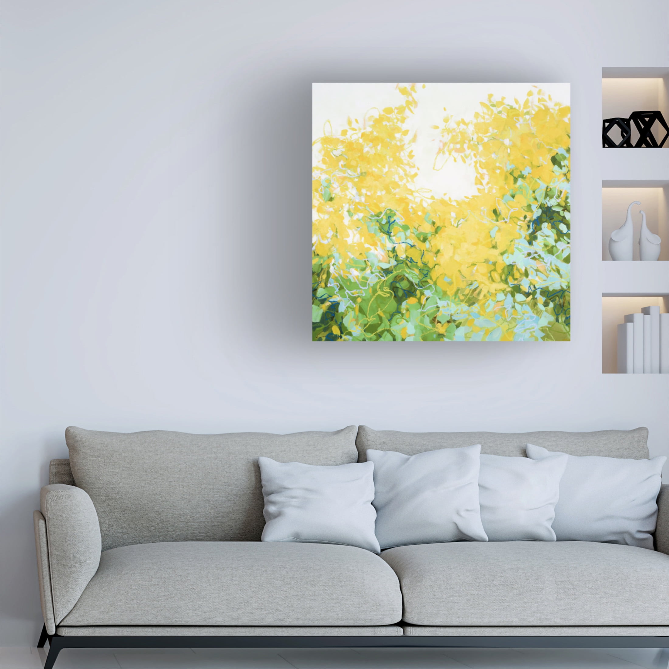 Canvas Wall Art - Cameron Schmitz 'Wonderment' Wall Art for Living Room, Bedroom, or Office Décor by Trademark Fine Art - 18 x 18 Inches