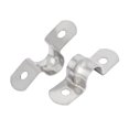 thumbnail image 3 of M10 304 Stainless Steel Two Hole Pipe Straps Tension Tube Clip Clamp 20Pcs, 3 of 4