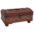 thumbnail image 1 of Paper Pumping Case, Paper Pumping Box Wooden Retro Rivet With Hinges For Living Room, 1 of 8