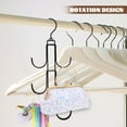 thumbnail image 5 of Wardrobe Multi Hook Hanger Belt Rack for Closet Handbags Organizer Ordinary Purse, 5 of 6