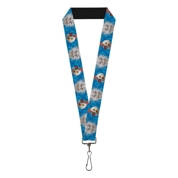 Cartoon Network Lanyard, Robot Chicken and Mad Scientist Expressions Blues, Elastic