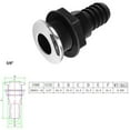 thumbnail image 3 of Hose Hose Connector Accessory Thru Hull Fitting For Boat Yacht Drainage 5/8In Mingyqi, 3 of 6