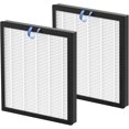 thumbnail image 1 of 2 Pack Vital 100S Replacement Filter for LEVOIT Vital 100S Air Purifier, 3-in-1 Vital 100s Hepa Filter and High-Efficiency Activated Carbon Filters, Replace Part #Vital 100S-RF, White, 1 of 8