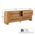 thumbnail image 6 of Christopher Knight Home 4-Drawer Dresser, Contemporary Chest with Rounded Corners and Metal Handles, Natural, 6 of 10