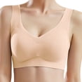 thumbnail image 5 of Kureaily Women's Summer Comfort Sports Fitness Gathering Traceless Latex Large Back Bra Comfort Push Up Bras, 5 of 5