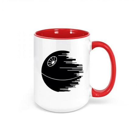 

Deathstar Mug Deathstar Star Wars Coffee Mug Deathstar Coffee Cup Gift For Him Birthday Idea Gift For Nerd Sublimated Mugs Dad Cup RED