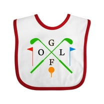 Inktastic Golfing Gifts for Kids Golf Boys or Girls Baby Bib