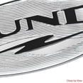 thumbnail image 2 of Lund Boat Seat Emblem Logo 1988351 | Iron On 5 x 2 Inch Silver Black, 2 of 2