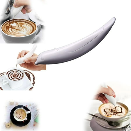 

Spice Pen 2025 New Spice Pen For Latte Art Spice Pen Coffee Art Electrical Coffee Carving Pen Cinnamon Pen For Coffee Art Electric Latte Art Pen For Coffee Cake And Spice Decoration (White)