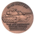 thumbnail image 1 of Moneda conmemorativa M60 Patton Tank, bronce envejecido, hierro, 35 g, 1 of 3