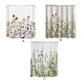 thumbnail image 2 of tredstone Shower Curtain Flower Bathroom Curtains Polyester Fabric Bath Screens Colorful Flower 180*200, 2 of 6