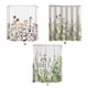 thumbnail image 4 of Cortina de ducha con gancho, cortinas de baño de acuarela, tela de poliéster a prueba de moho, pantalla de bañera, decoración de baño para Juegos de accesorios de baño flores y arboles 180*180 Cateissary HA071403-18, 4 of 6