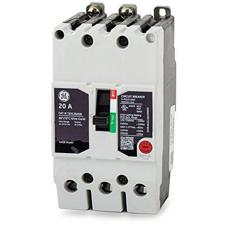 General Electric GE TEYL3060B 3 Pole 60 Amp 480v Circuit Breaker TEY TEYL