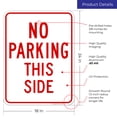 thumbnail image 3 of No Parking Sign, No Parking This Side Sign,, 3 of 8