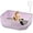 Pink, variant on New Enclosed Cat Litter Box Lid for Big Cats & Kitty - Anti-Urine Leakage, Non-Sticky Cat Box, Front Entry Top Exit KittyBox,Gray
