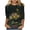 Pattern 3-Black, variant on Halloween Costumes for Girls Long Sleeve Shirts for Women Sexy Summer Tops for Women
