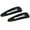 Black, variant on French Amie Clic Clac Large Handmade Celluloid Snap Hair Pins for Women(2 Pcs)
