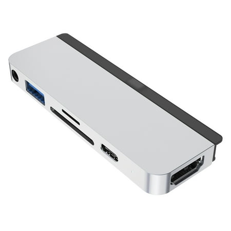 UPC: 0817110014373 | HyperDrive 6-in-1 USB-C Hub for iPad Pro/Air  Silver