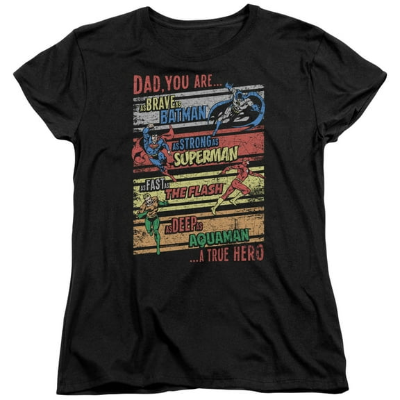 Jla - A True Hero - Women's Short Sleeve Shirt - Medium