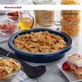 thumbnail image 4 of KitchenAid Aluminized Steel Nonstick 9-inch Round Cake Baking Pan, Ink Blue, 4 of 9