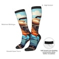 thumbnail image 4 of Fuzoiu Colorful Travel Luggage Gear Print Adult Stockings,Crew Socks,Unisex Fashion Socks, Casual Sports Socks,Comfortable Crew Socks for Everyday Wear and Sports, 4 of 6