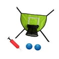 thumbnail image 2 of DYNWAVECA Mini Basketball Hoop for Trampoline Easy to Install Training Basketball Rack green, 2 of 9