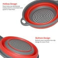 thumbnail image 2 of Portable Collapsible Colander,Food-Grade Silicone Drain Baskets,Strainer with Handles,Folding Strainer Colander for Kitchen,Car Outdoor Home Supplies, 2 of 7