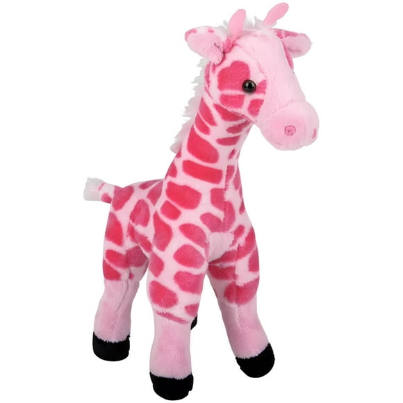 Juguete de peluche Rhode Island Novelty, jirafa rosa de 28 cm de largo